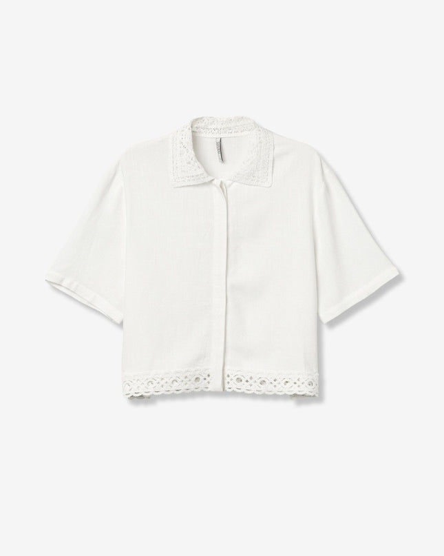 'Lilith' Blouse - Star White