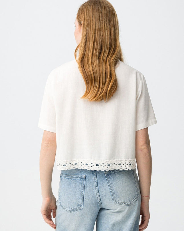 'Lilith' Blouse - Star White
