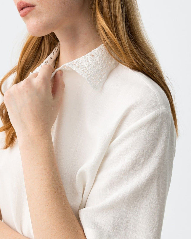 'Lilith' Blouse - Star White