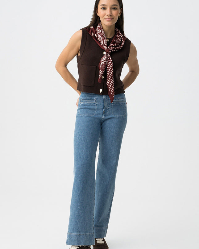 'Olivia' VB Wide Jean - Light Denim