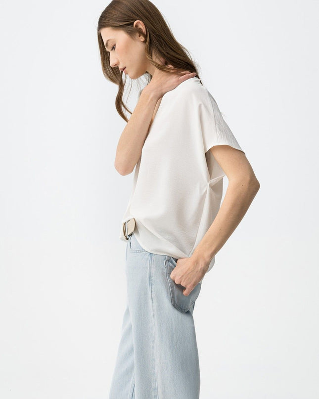'Maxine' Blouse - Star White