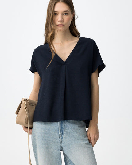 'Maxine' Blouse - Lyons Blue