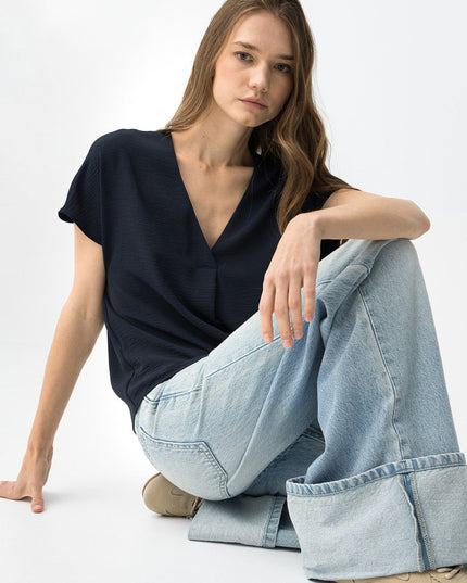 'Maxine' Blouse - Lyons Blue