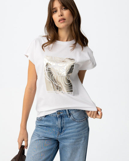 'Madrid' T-Shirt - Star White