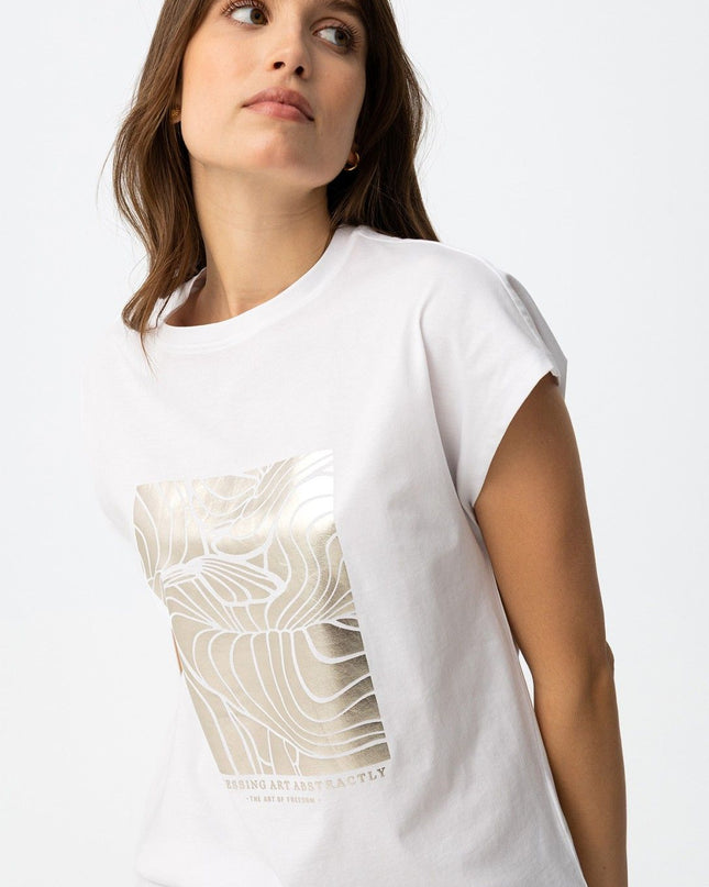 'Madrid' T-Shirt - Star White
