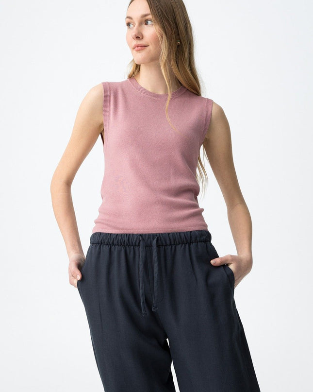 'Nancy' Tank Top - Mellow Rose