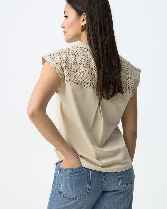 'Jellicent' T-Shirt - Beige