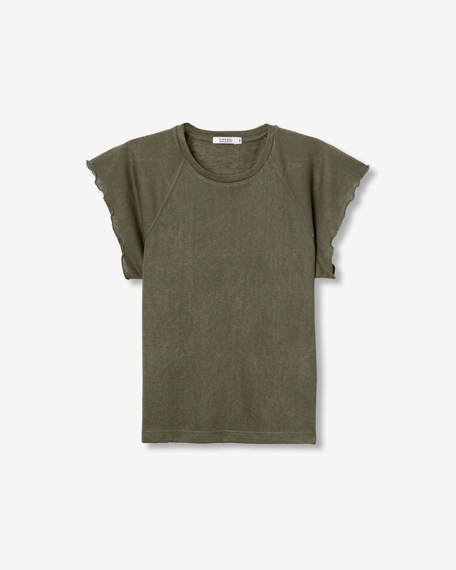 ‘Cooky’ Loose T-Shirt - Olive