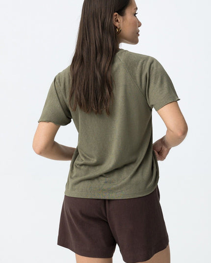 ‘Cooky’ Loose T-Shirt - Olive