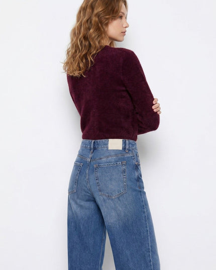 'Nodos' Mohair Cardigan - Fig