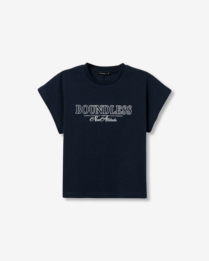 'Tule' T-Shirt - Lyons Blue