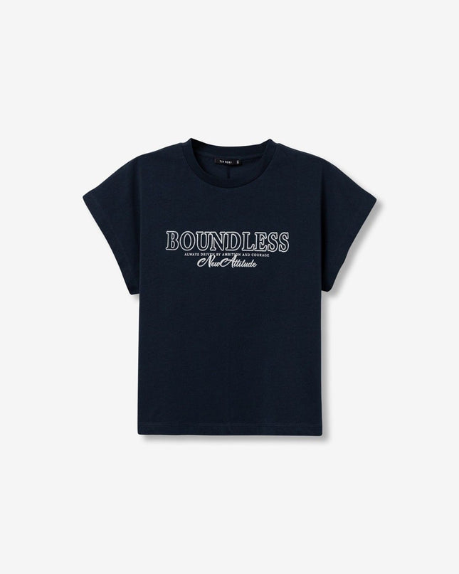 'Tule' T-Shirt - Lyons Blue