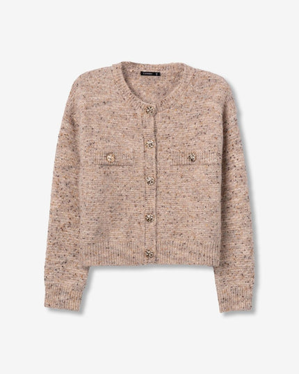 'Diadem' Cardigan - Portabella Beige