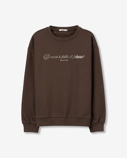 'Oceanic' Sweatshirt - Brown