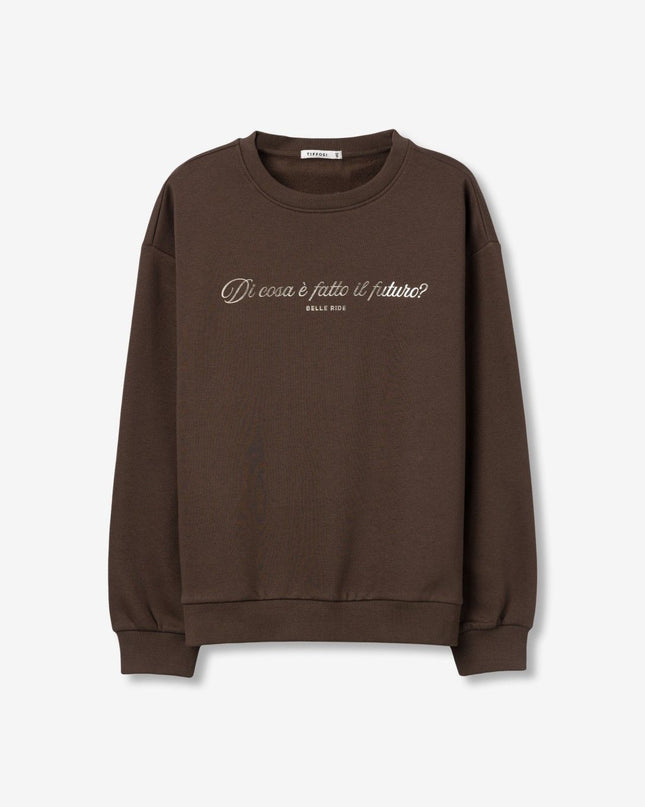 'Oceanic' Sweatshirt - Brown