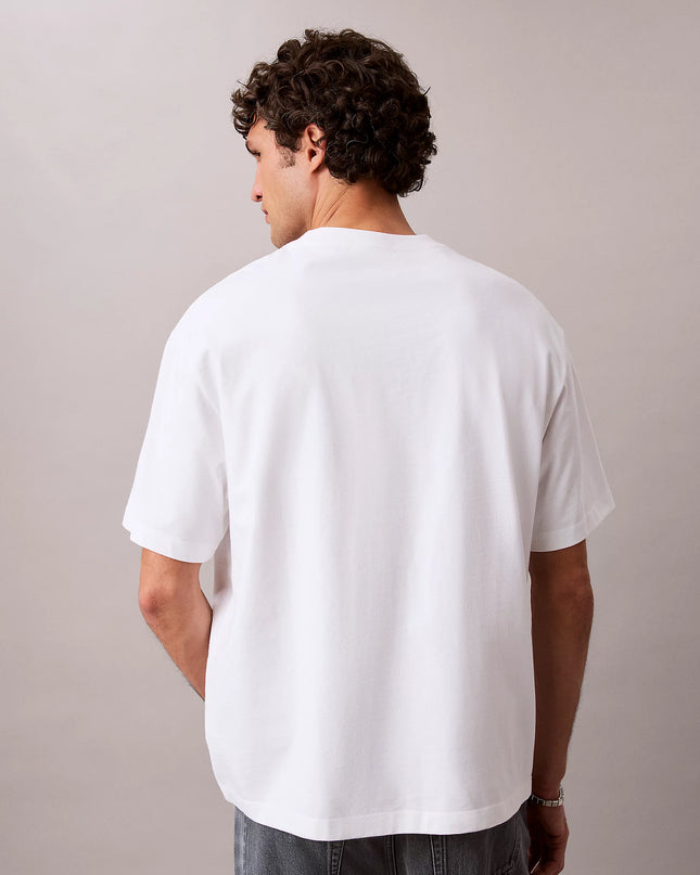Relaxed Logo Appliqué T-Shirt - Bright White