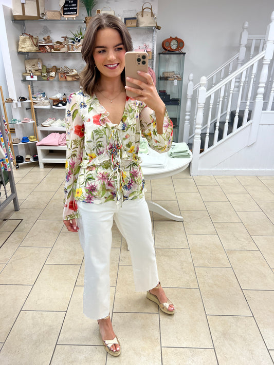 Monika Hallie Crinkle Blouse