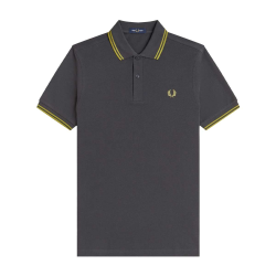 Twin Tipped Polo Shirt - Anchor Grey