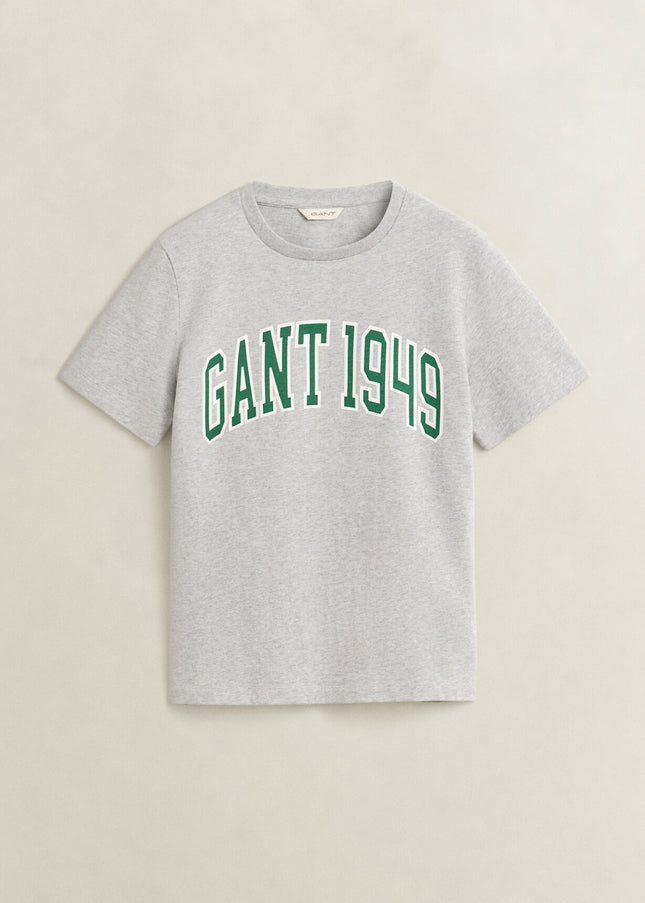 GANT Graphic Print T-Shirt - Grey