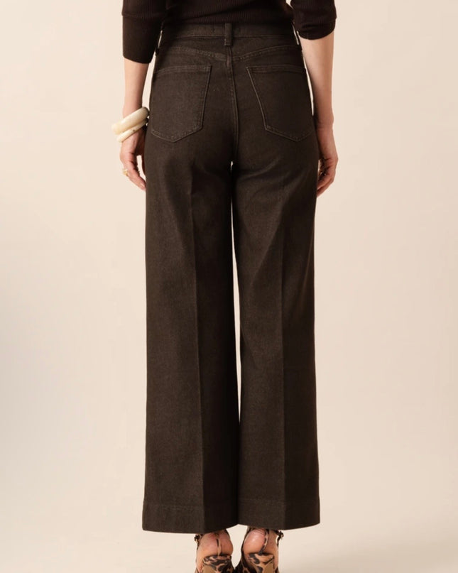 Vienna Wide Leg Jeans - Night Sky