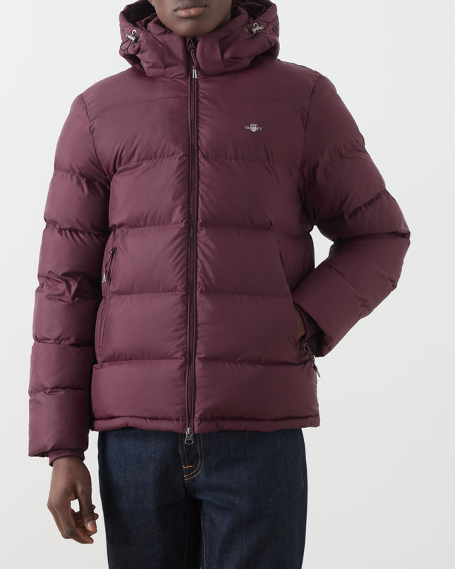 Gant Active Cloud Jacket in Darkened Wine