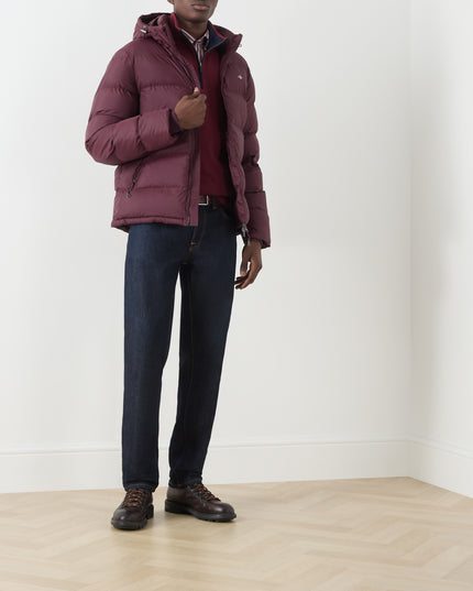 Gant Active Cloud Jacket in Darkened Wine