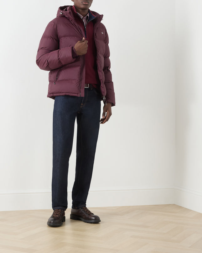 Gant Active Cloud Jacket in Darkened Wine