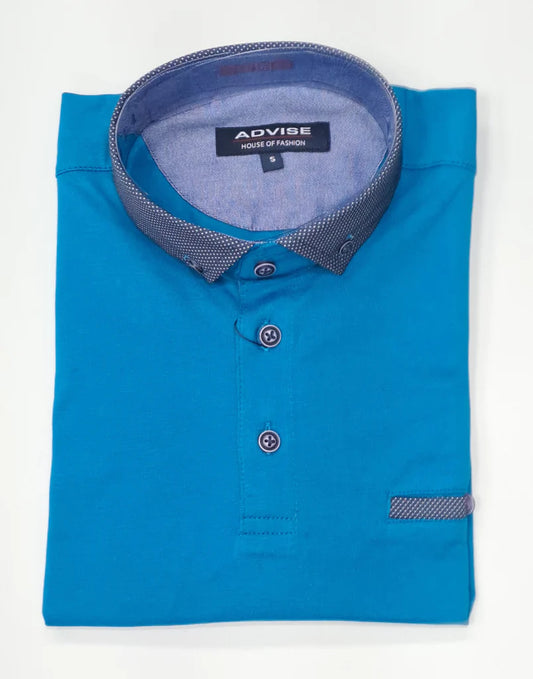 Advise Short Sleeve Polo Shirt 266-Aegean
