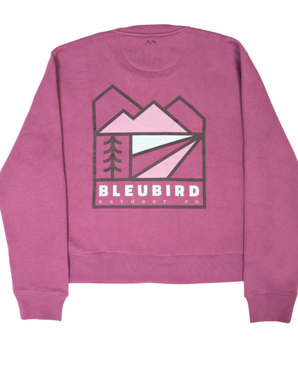 Serra Cropped Crew - Berry