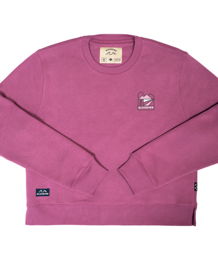 Serra Cropped Crew - Berry