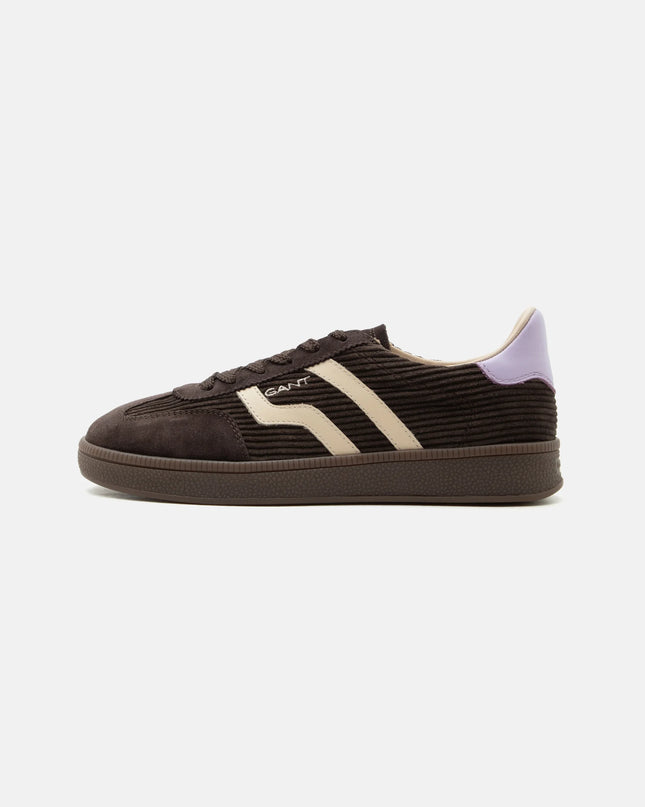 Cuzima Cord & Suede Sneaker - Espresso/Lavender