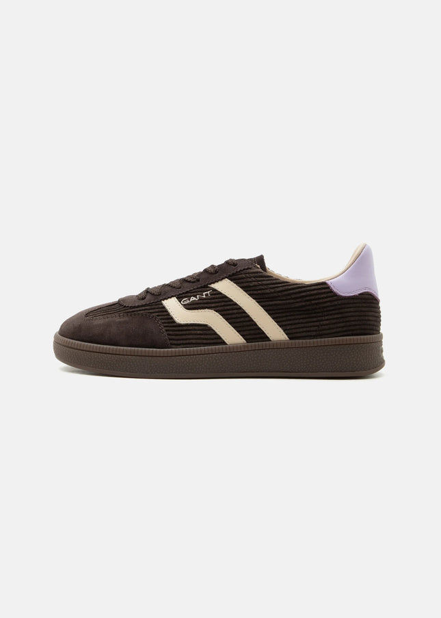Cuzima Cord & Suede Sneaker - Espresso/Lavender