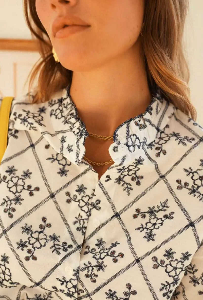 Annalise Embroidered Blouse