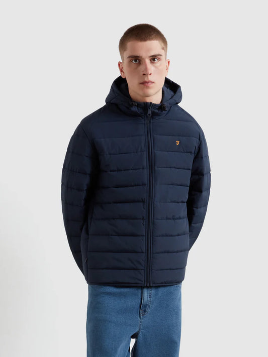 Kennedy Wadded Coat In Yale