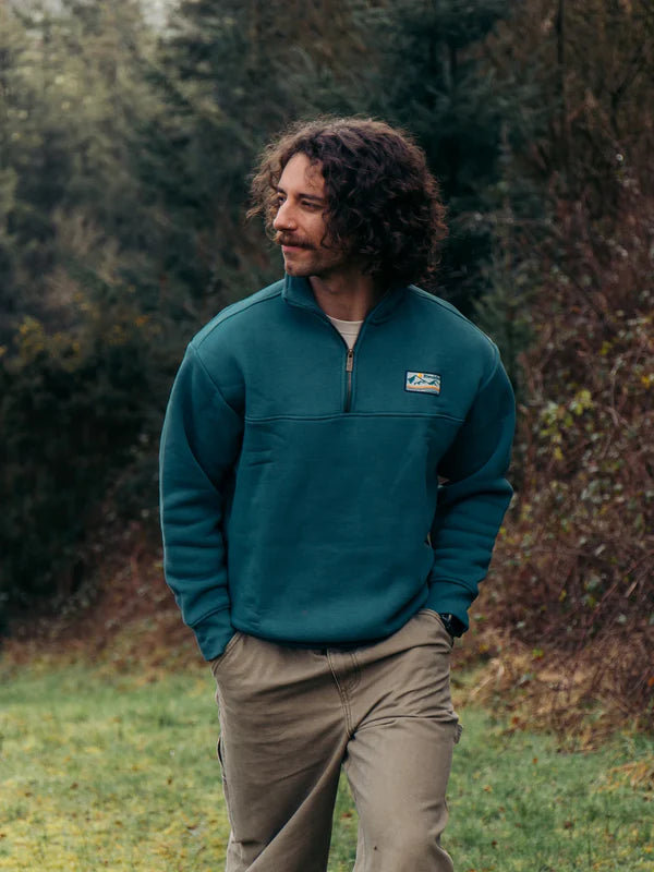 Bracken Quarter Zip - Forrest
