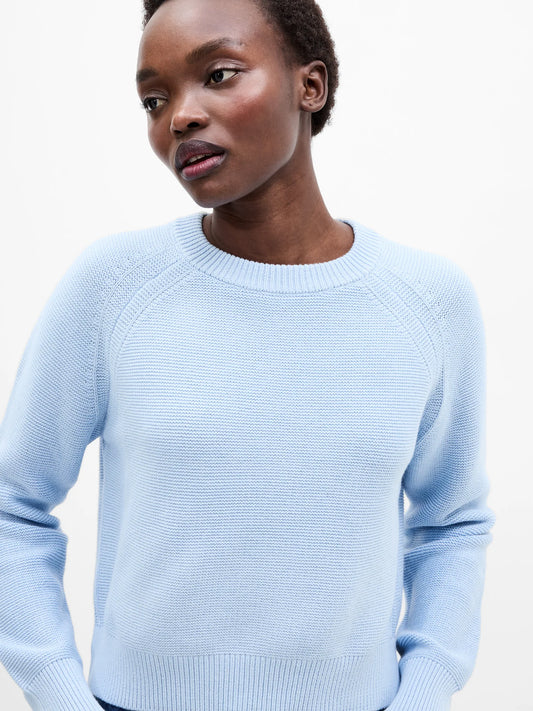 Lilly Mozart Crew Neck Jumper - Arctic Blue