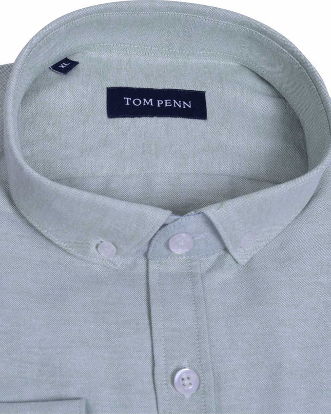 Tom Penn Oxford Shirt In Apple