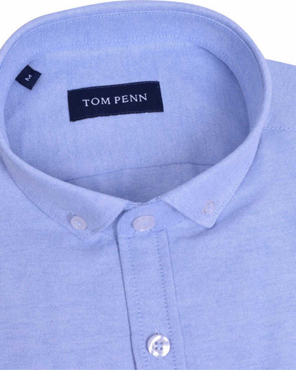 Tom Penn Oxford Shirt In Blue