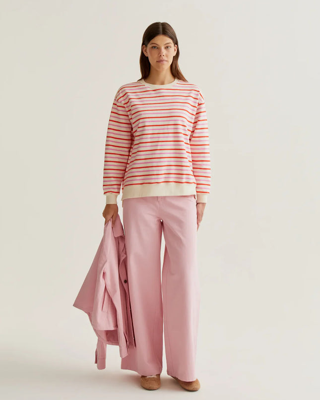 Katie Striped Sweatshirt