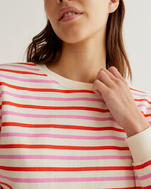 Katie Striped Sweatshirt