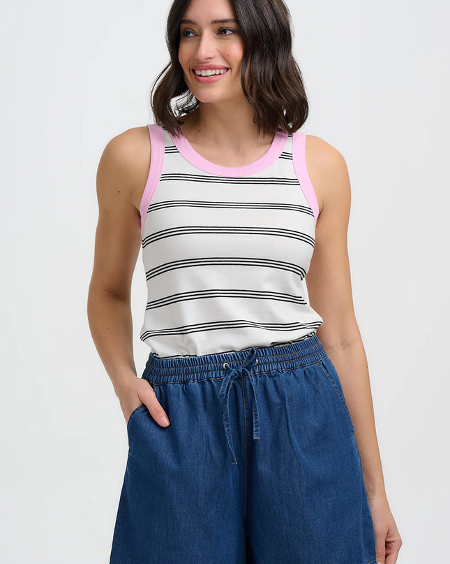 Shelly Scallop Shorts - Deep Blue Denim