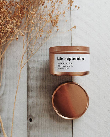 Late September | Rose Gold Nook Tin