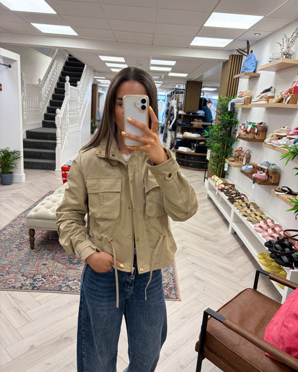 Amélie Cotton Jacket - Camel