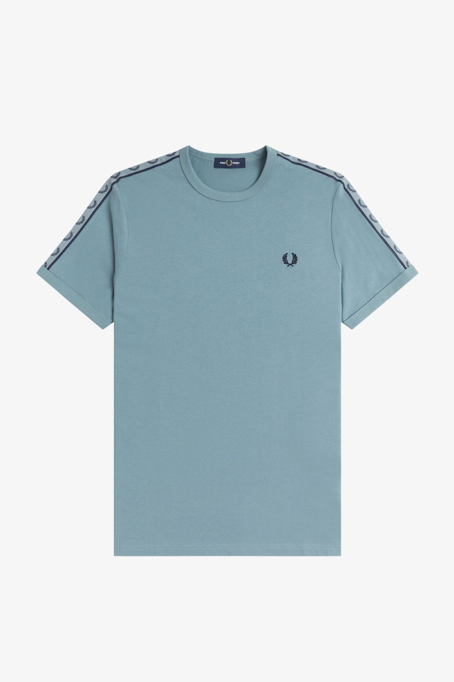 Contrast Tape Ringer T-Shirt - Stockport Blue