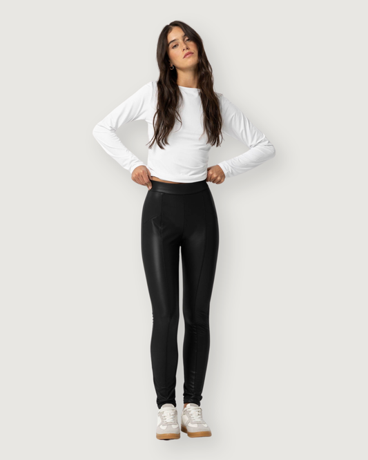 Tiffosi Leather Effect Leggings