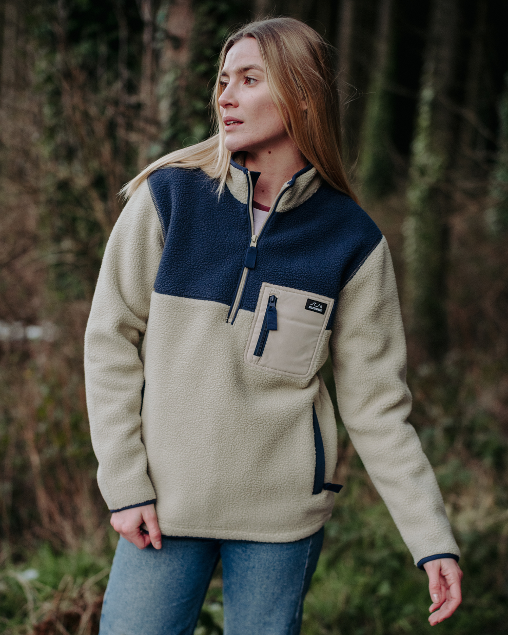 Polar Full Zip Fleece - Beige