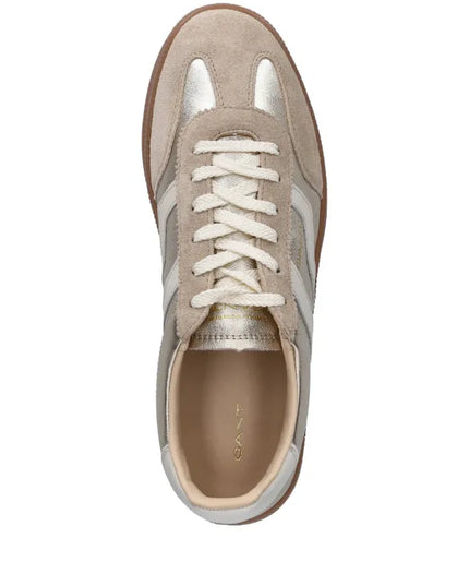 Cuzima Leather Sneakers - Gold