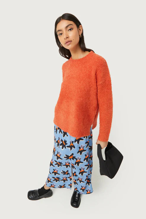 Compañia Fantastica - Fluffy Knit Sweater - Orange