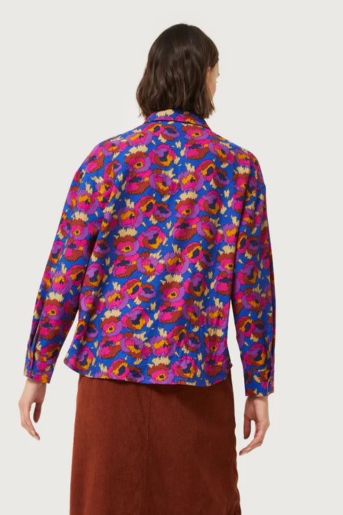 Compañia Fantastica - Dewberry Floral Print Shirt