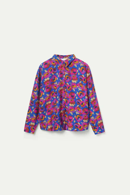 Compañia Fantastica - Dewberry Floral Print Shirt